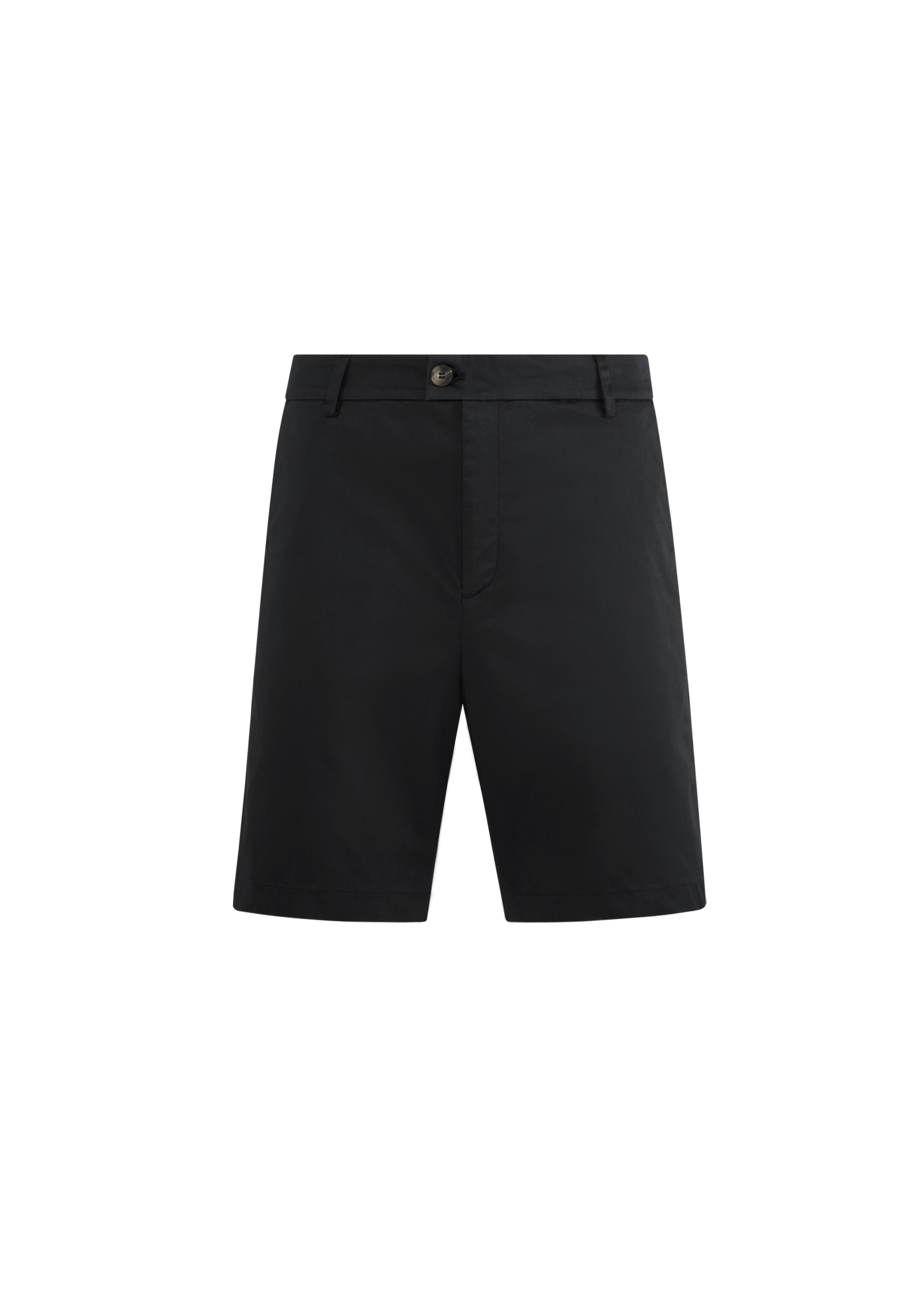 Cotton Chino Short in Black | Sandbanks