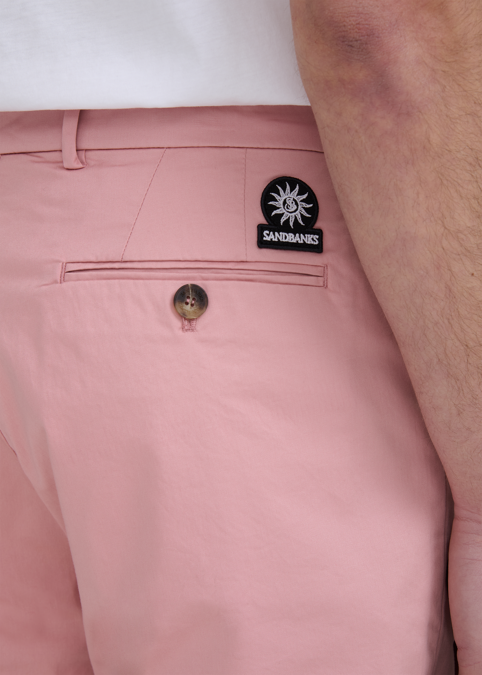 Cotton Chino Short - Dusty Pink
