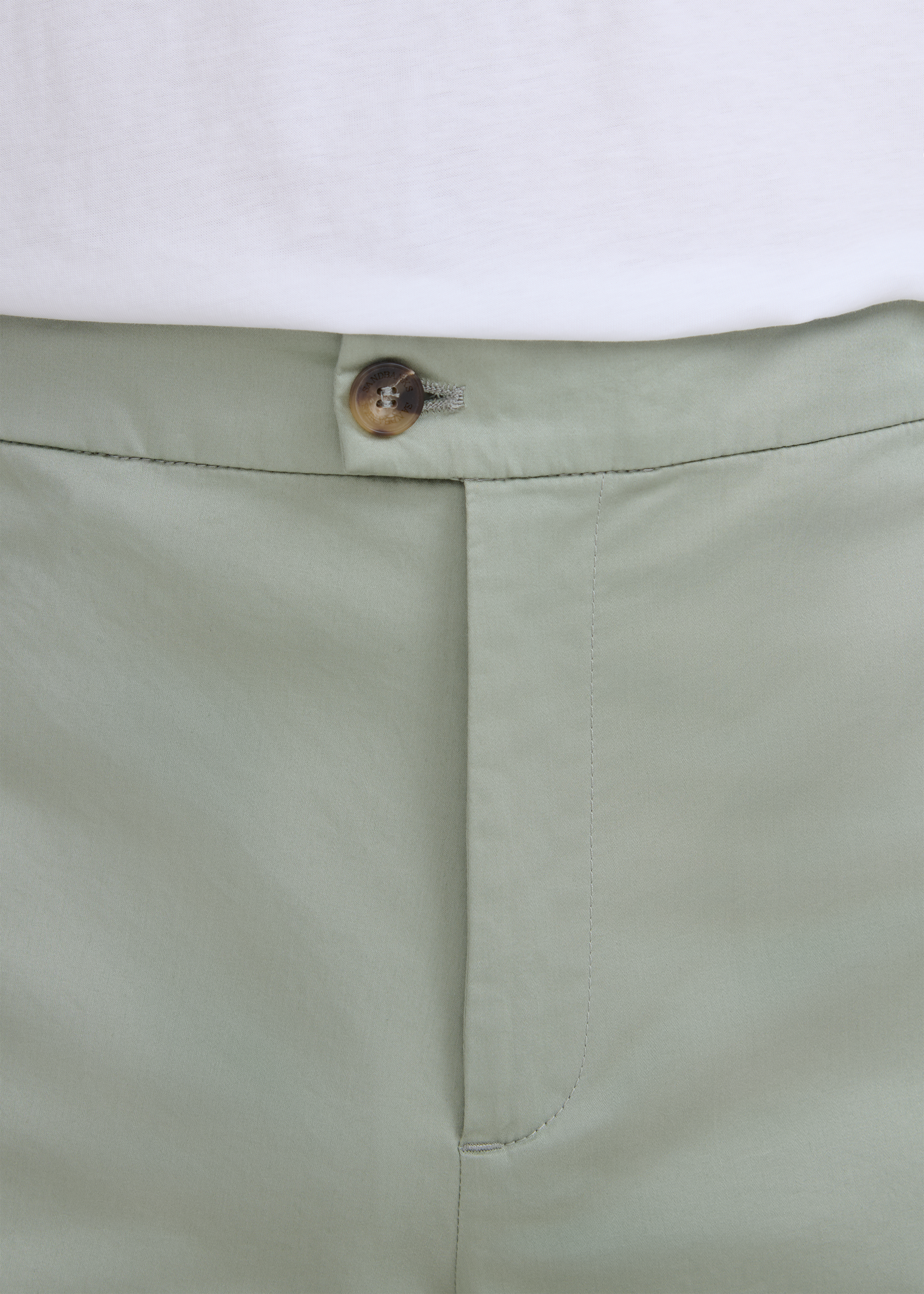 Cotton Chino Short - Sage