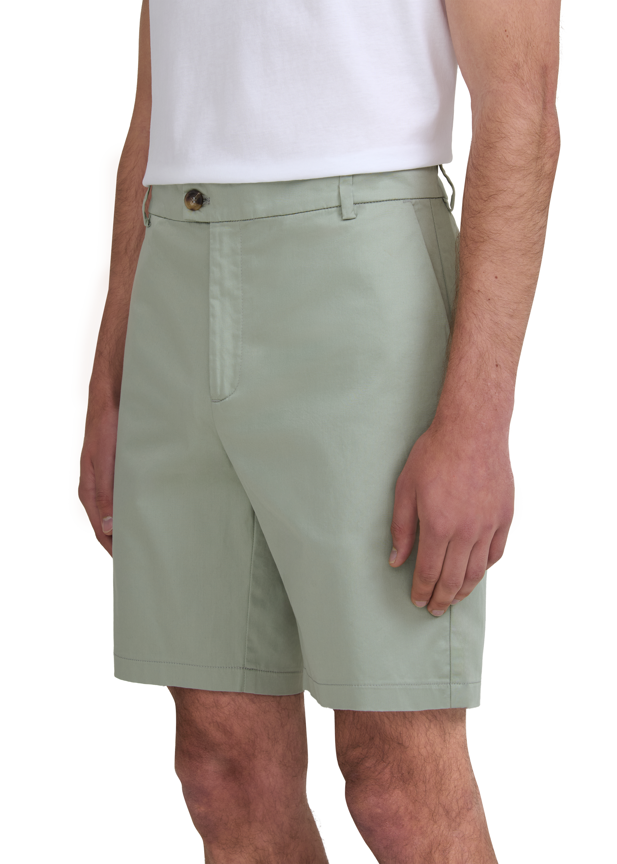 Cotton Chino Short - Sage