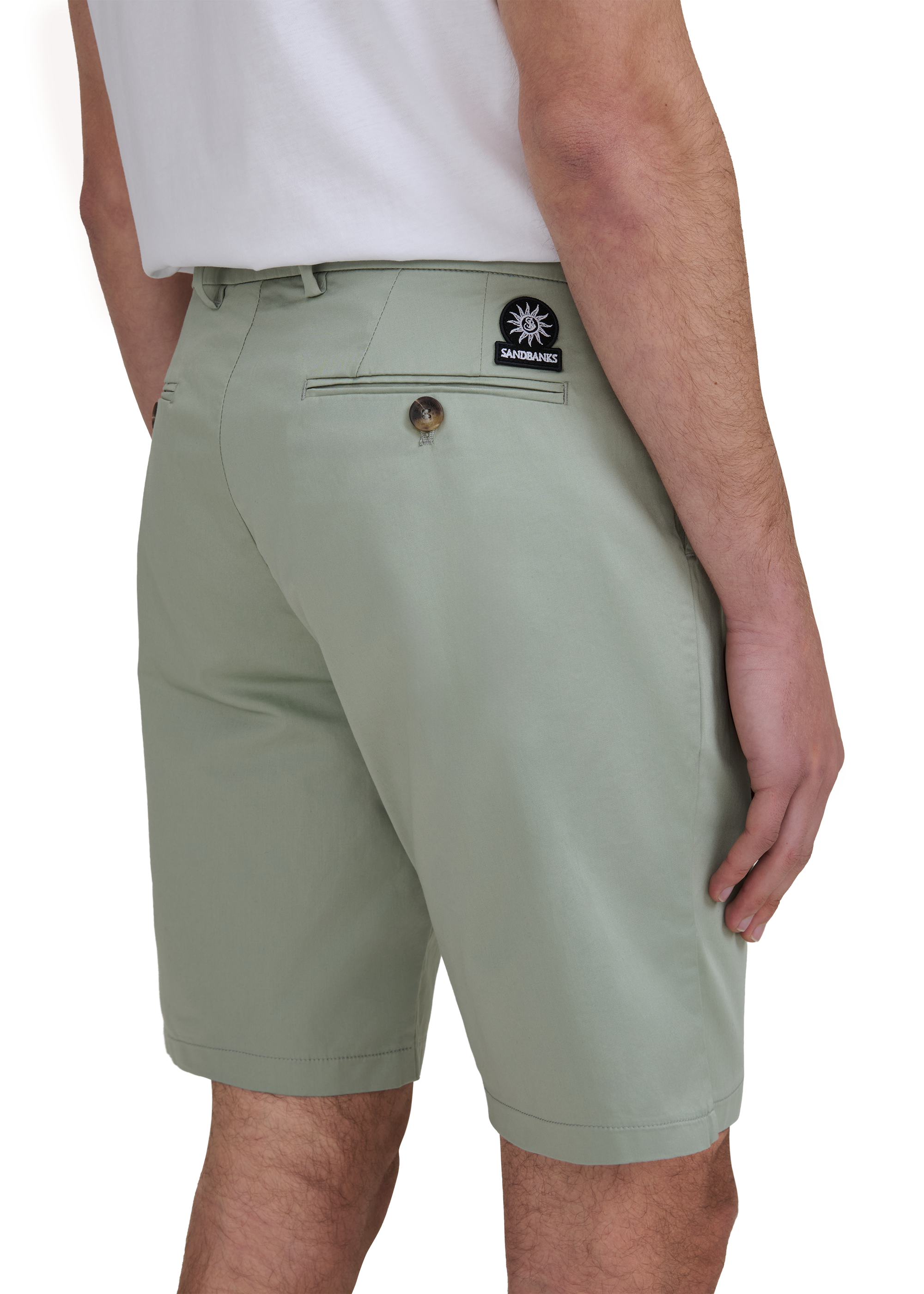 Cotton Chino Short - Sage