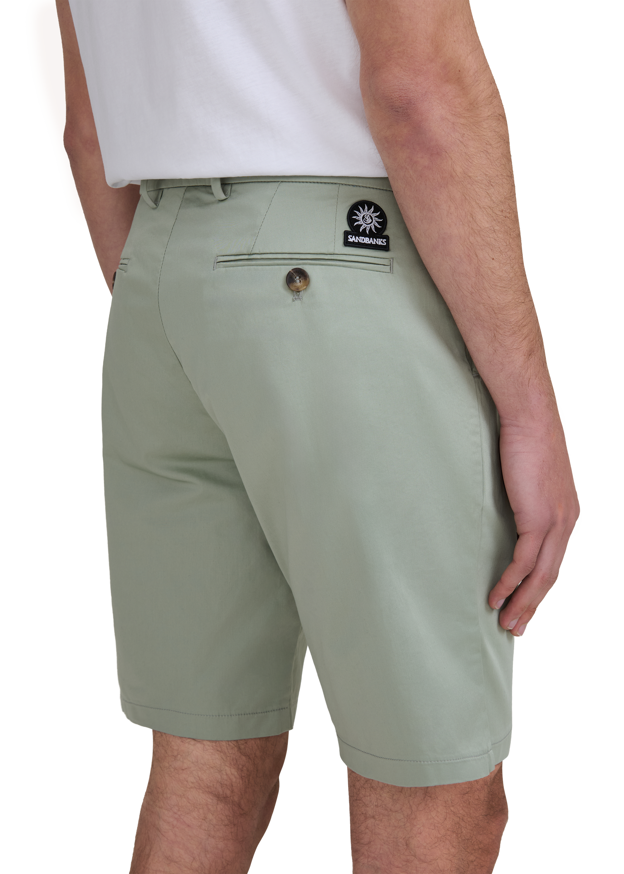 Cotton Chino Short - Sage