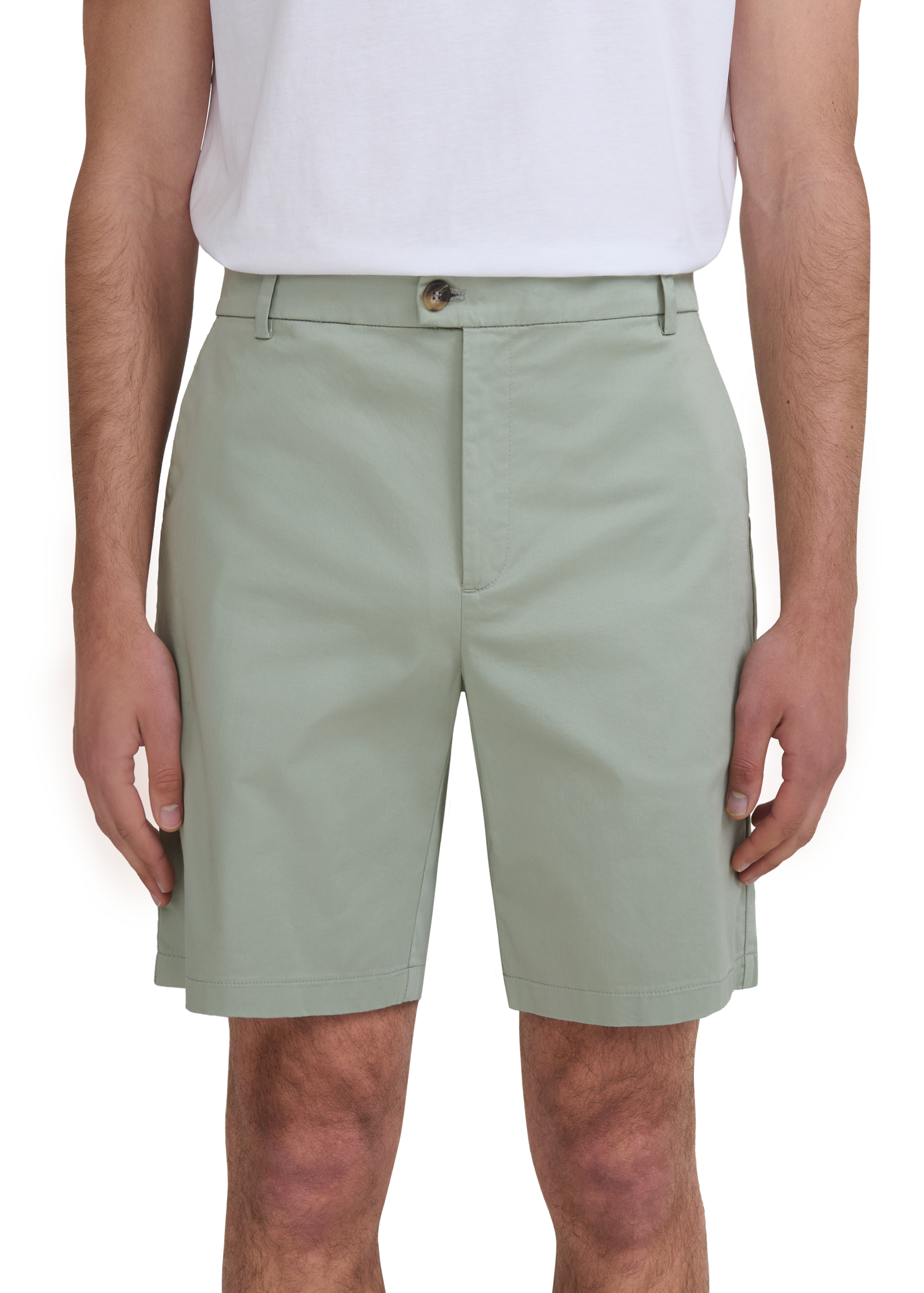 Cotton Chino Short - Sage
