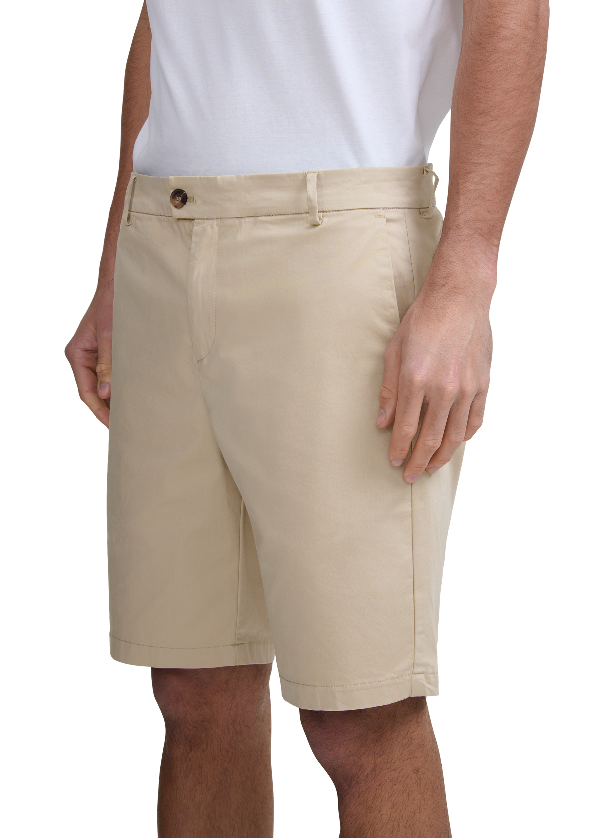 Cotton Chino Short - Stone