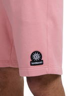 Sandbanks Badge Logo Shorts - Dusty Pink