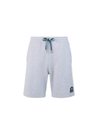 Sandbanks Badge Logo Shorts - Grey Marl