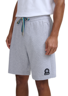 Sandbanks Badge Logo Shorts - Grey Marl