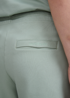 Sandbanks Badge Logo Shorts - Sage