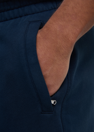Sandbanks Badge Logo Shorts - Navy