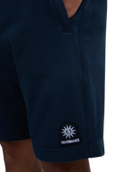 Sandbanks Badge Logo Shorts - Navy