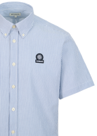 Sandbanks Seersucker Shirt - Navy