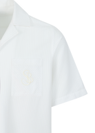 Sandbanks SB Seersucker Resort Shirt - White