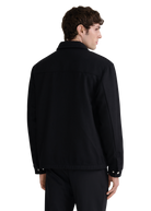 Salcombe Wool Zip Shacket - Black