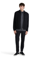 Salcombe Wool Zip Shacket - Black
