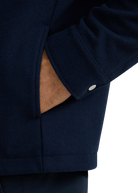 Salcombe Wool Zip Shacket - Navy