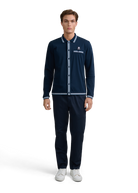 Textured Contrast Tipped Shirt - Navy