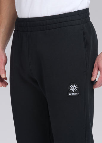 Sandbanks Badge Logo Track Pants - Black