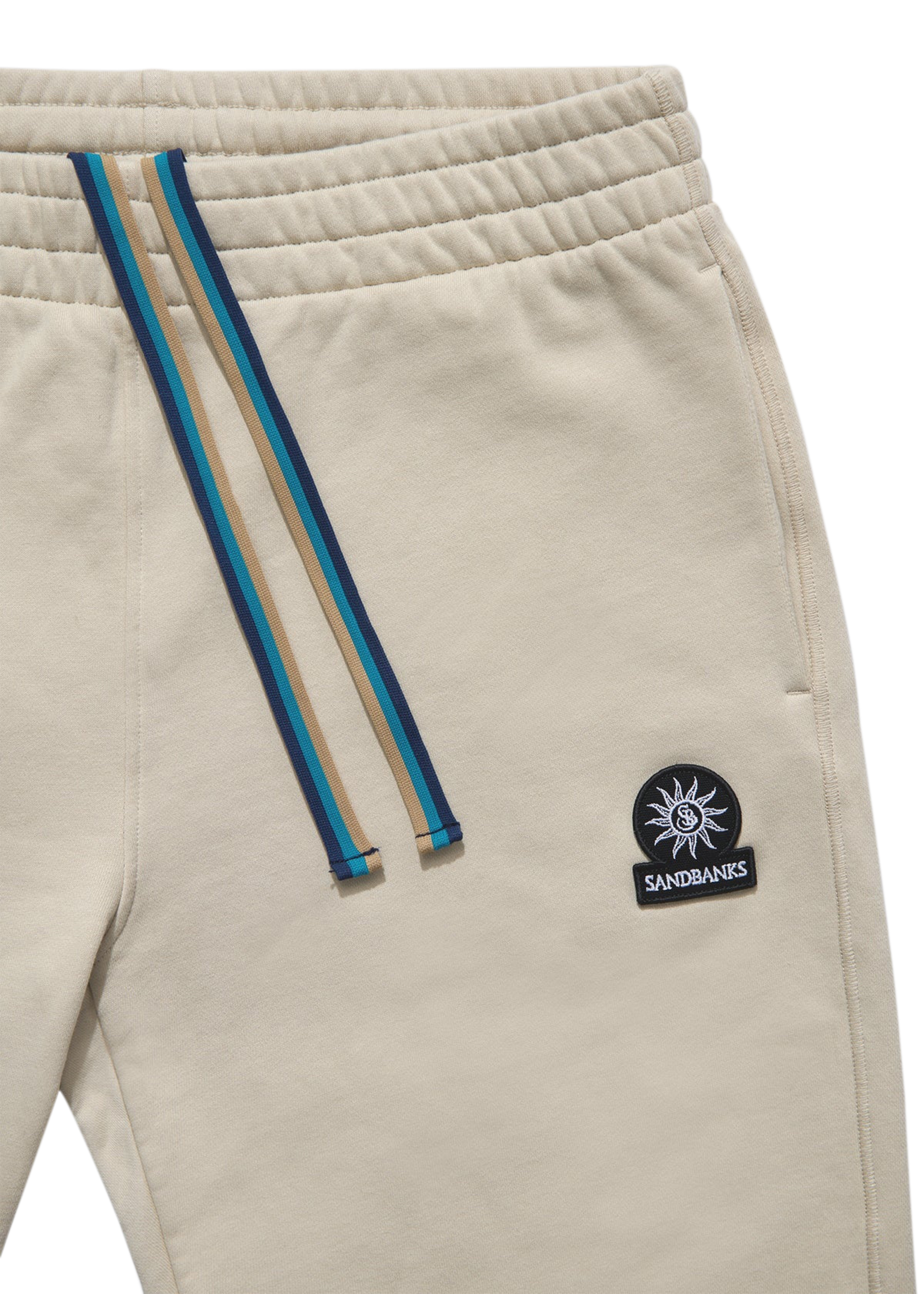 Sandbanks Elasticated Cuff Sweat Pants - Stone