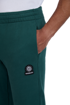 Sandbanks Elasticated Cuff Sweat Pants - Emerald Green