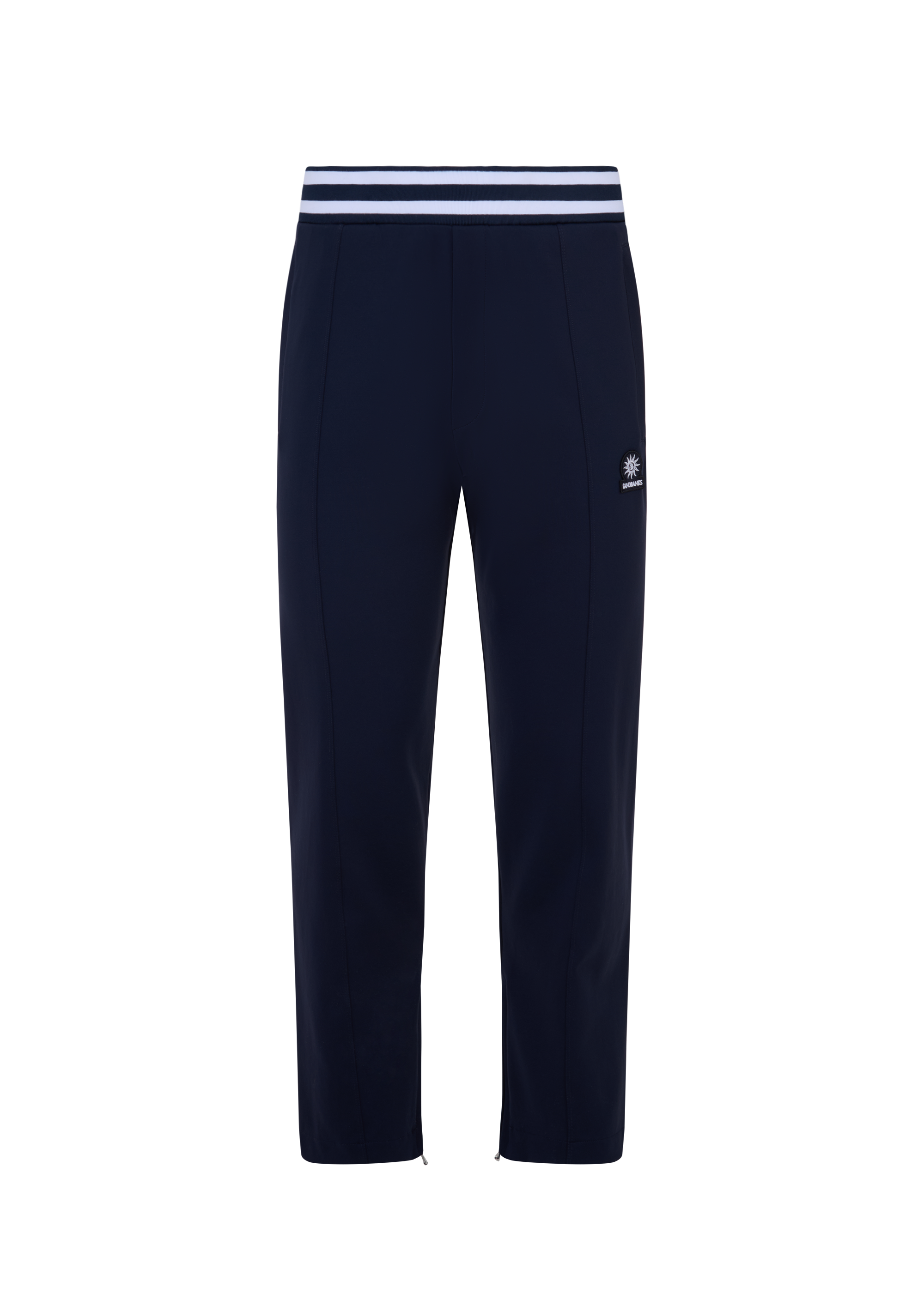 Contrast Stripe Track Pant - Navy