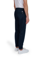 Sandbanks Gabardine Jogger Trousers - Navy model behind 