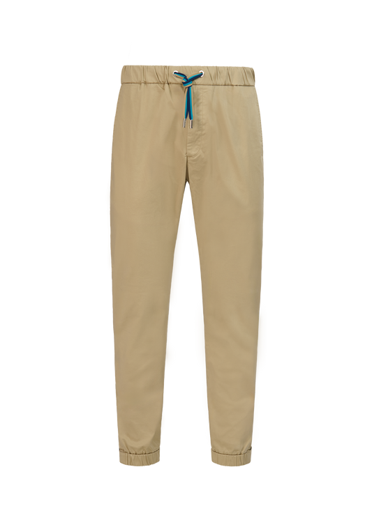 Sandbanks Gabardine Jogger Trousers - Stone
