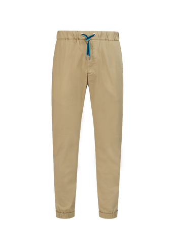 Sandbanks Gabardine Jogger Trousers - Stone