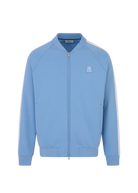 Interlock Panel Track Top - Dusty Blue