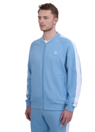 Interlock Panel Track Top - Dusty Blue