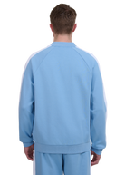 Interlock Panel Track Top - Dusty Blue