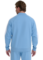 Interlock Panel Track Top - Dusty Blue