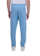 Interlock Panel Track Pant - Dusty Blue
