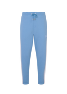 Interlock Panel Track Pant - Dusty Blue