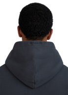 Sandbanks Badge Logo Zip Hoodie - Anthracite