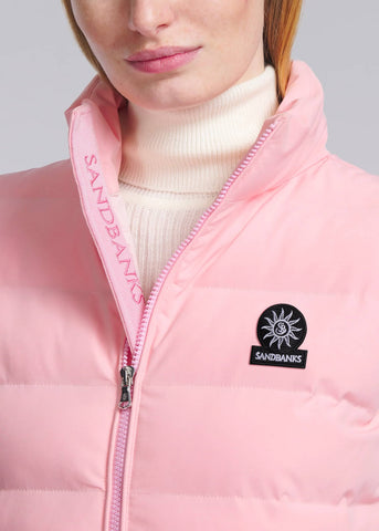 Sandbanks Marina Gilet - Crystal Rose - Sandbanks