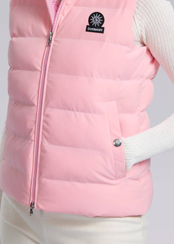 Sandbanks Marina Gilet - Crystal Rose - Sandbanks