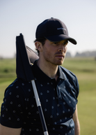 Sandbanks Golf Micro Logo Polo Shirt - Navy