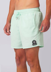 Sandbanks Badge Logo Swim Shorts - Mint