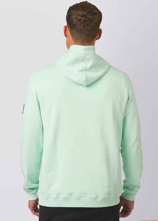 Sandbanks Badge Logo Hoodie - Mint - Sandbanks
