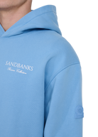 Sandbanks Riviera Collection Hoodie - Dusty Blue