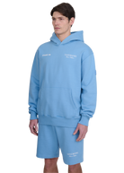 Sandbanks Riviera Collection Hoodie - Dusty Blue