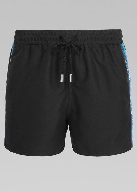 Sandbanks Retro Swim Shorts - Black