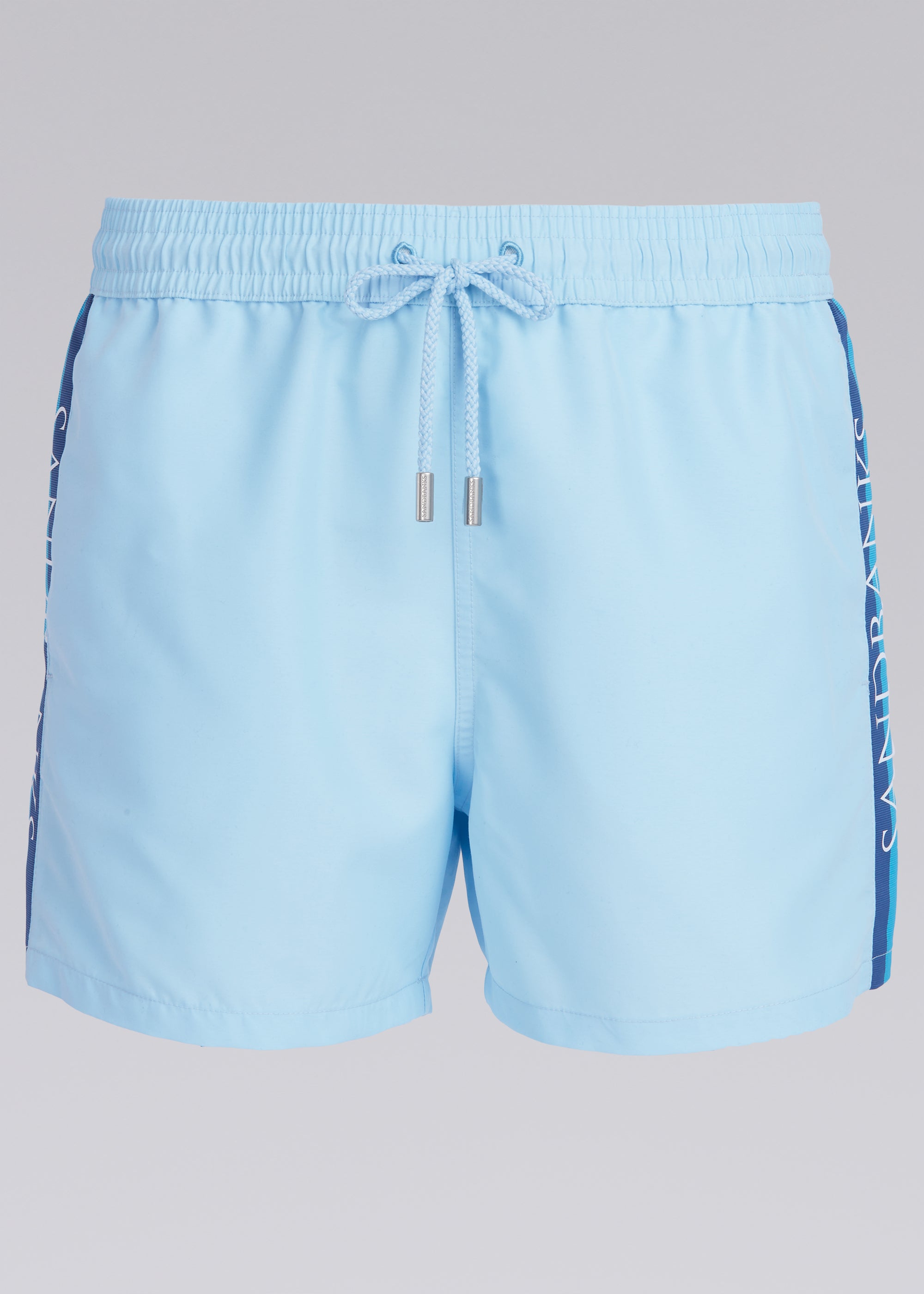 Sandbanks Retro Swim Shorts - Crystal Blue - Sandbanks