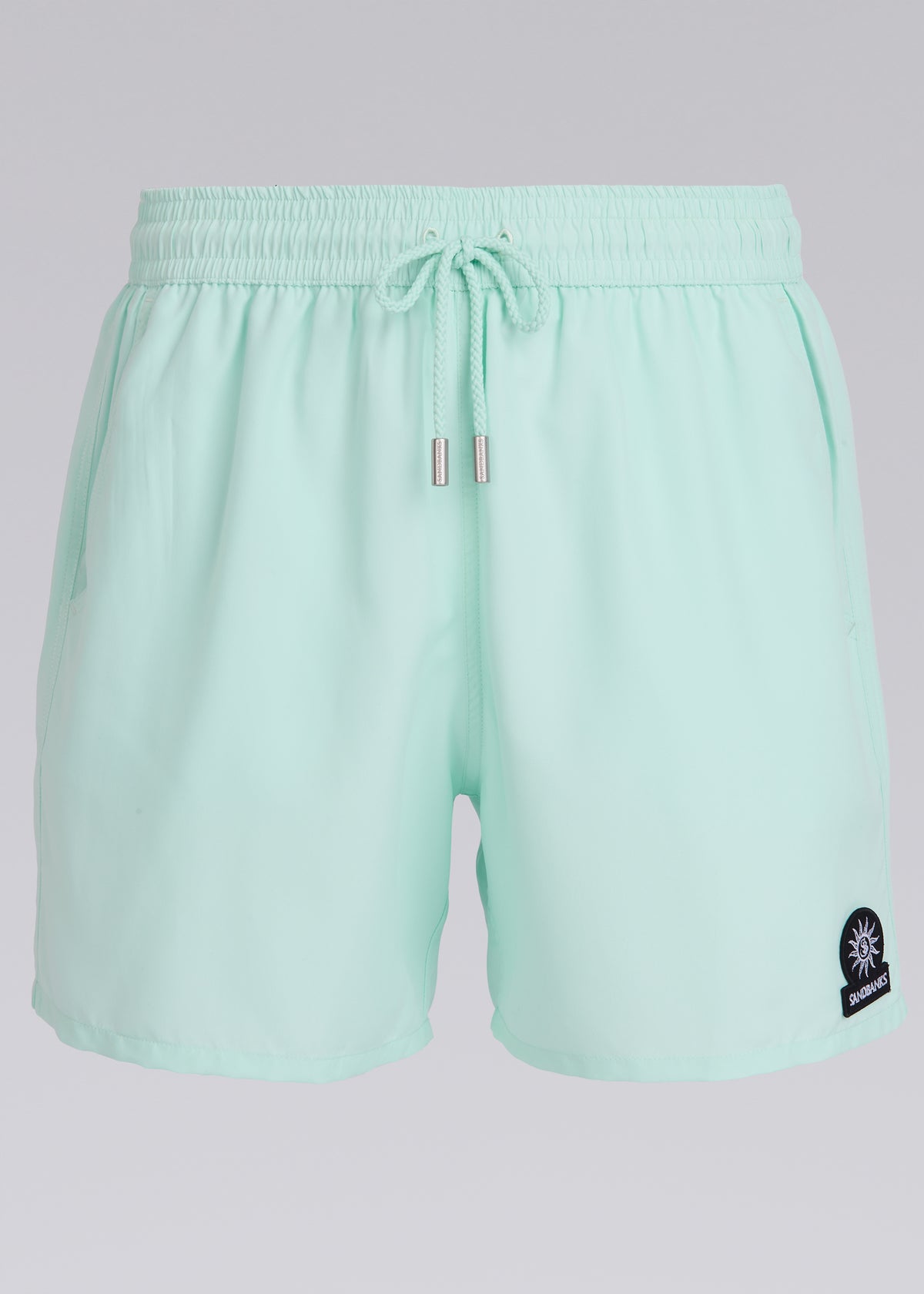 Sandbanks Badge Logo Swim Shorts - Mint (Mid)