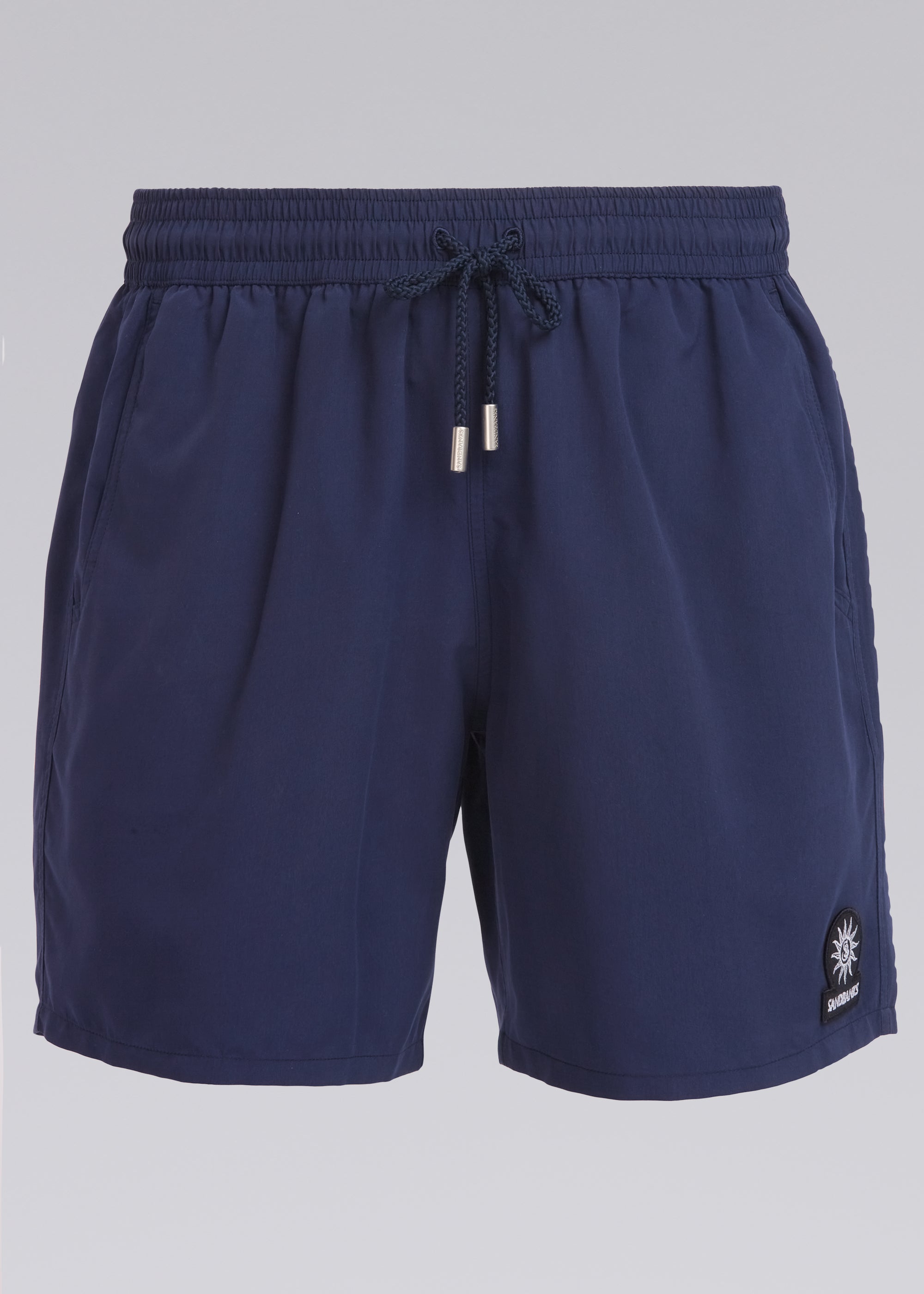 Sandbanks Badge Logo Swim Shorts - Navy (Mid) - Sandbanks