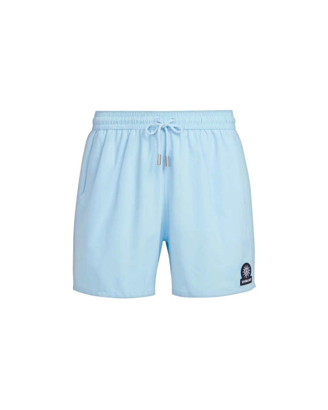 Sandbanks Badge Logo Swim Shorts - Crystal Blue