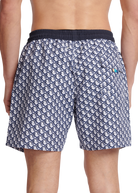 Sandbanks Monogram Swim Shorts - Navy