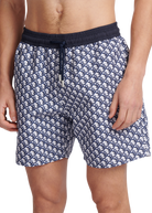 Sandbanks Monogram Swim Shorts - Navy