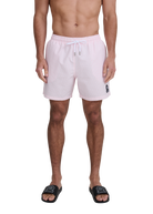 Seersucker Swim Short - Pink
