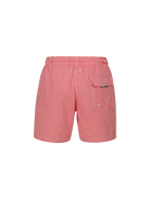 Sandbanks Striped Seersucker Swim Shorts - Red/White - Sandbanks